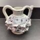 Seafoam ceramic pitcher vase, Vallauris, attributed to JAK