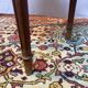 Table bouillotte plateau en marbre blanc