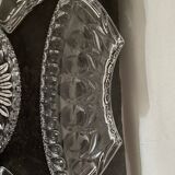Crystal serving dish