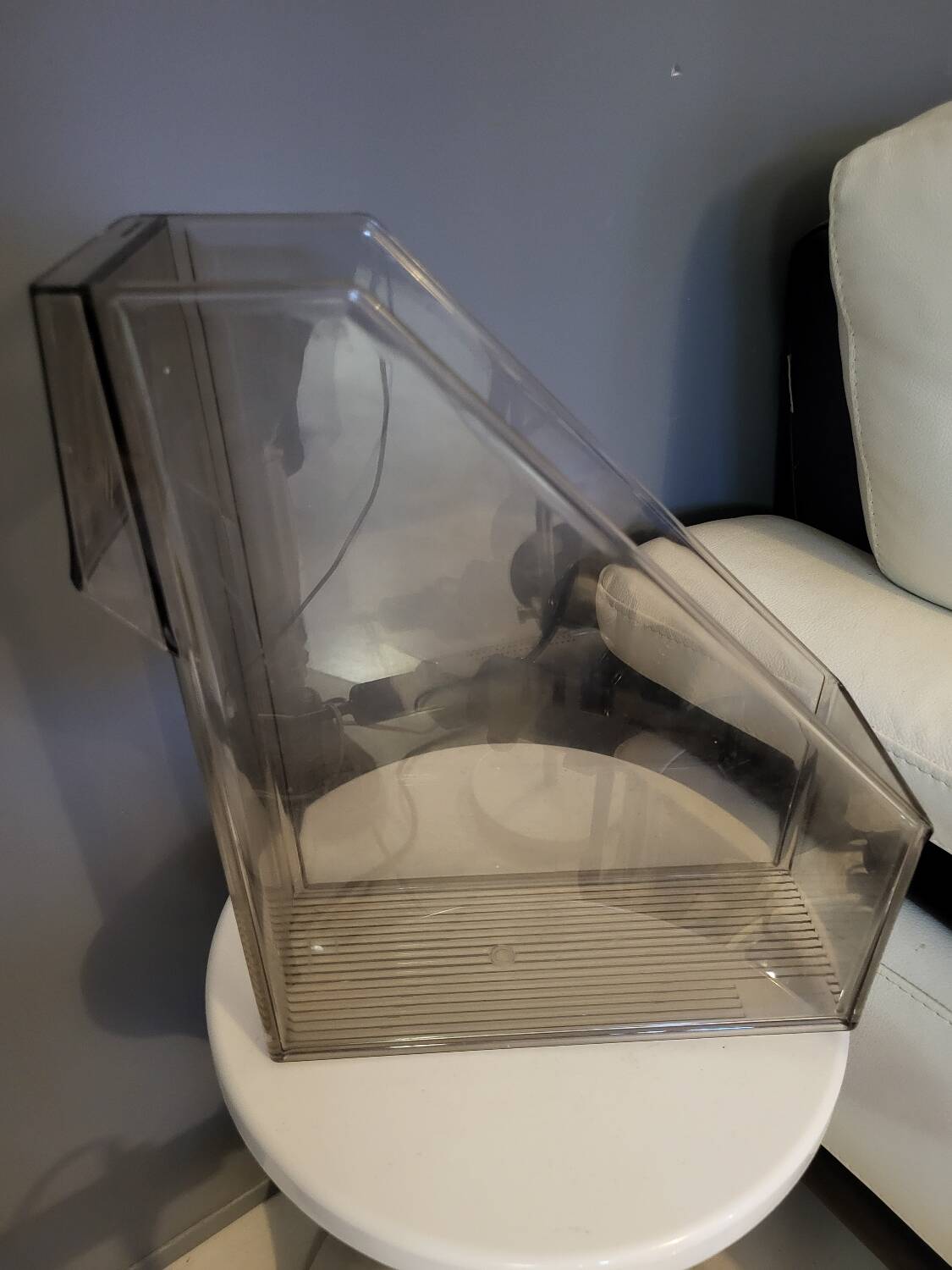 Vintage Leitz plexiglass magazine rack