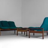 Rare mid-century sitting corner by Georges van Rijck, 1960s Belgium