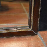 Mirror style restoration enhances brass mahogany