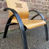 Pair of vintage Design Lounge armchairs