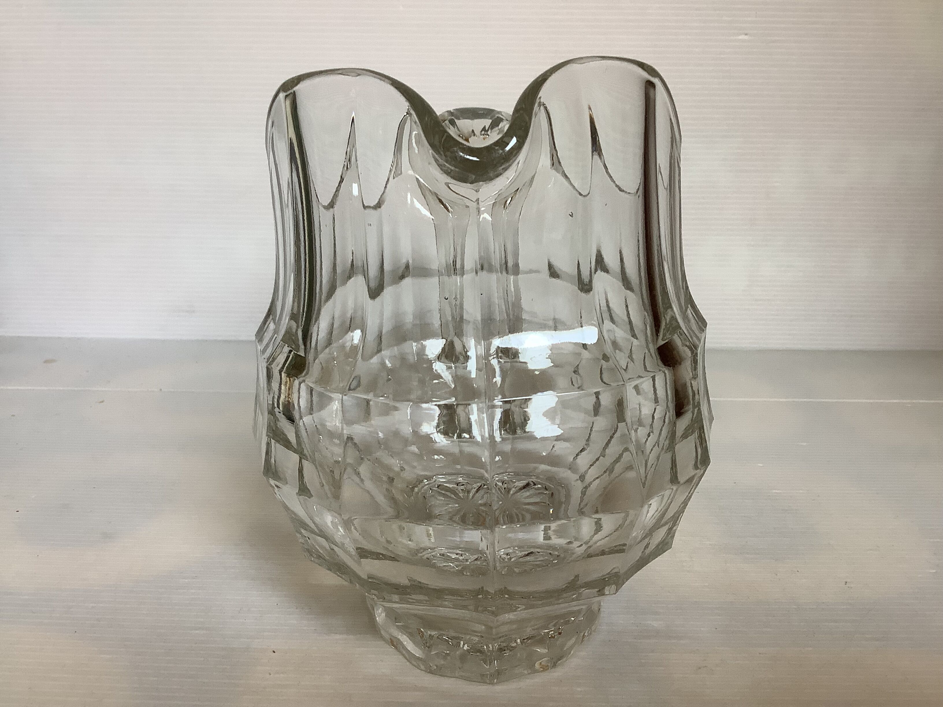 Large round glass jug