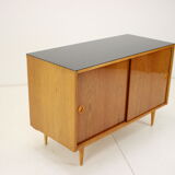 Mid-century upcycled cabinet on high gloss, 1960's