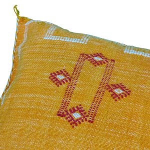Berber cushion Yellow Sabra