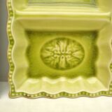 Set of two ceramic serving trays