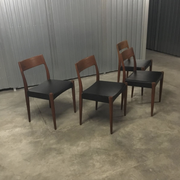 Danish Teak Dining Set by Arne Hovmand Olsen for Mogens Kold, 1950s