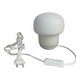 Ikea small mushroom lamp tokabo opaline glass