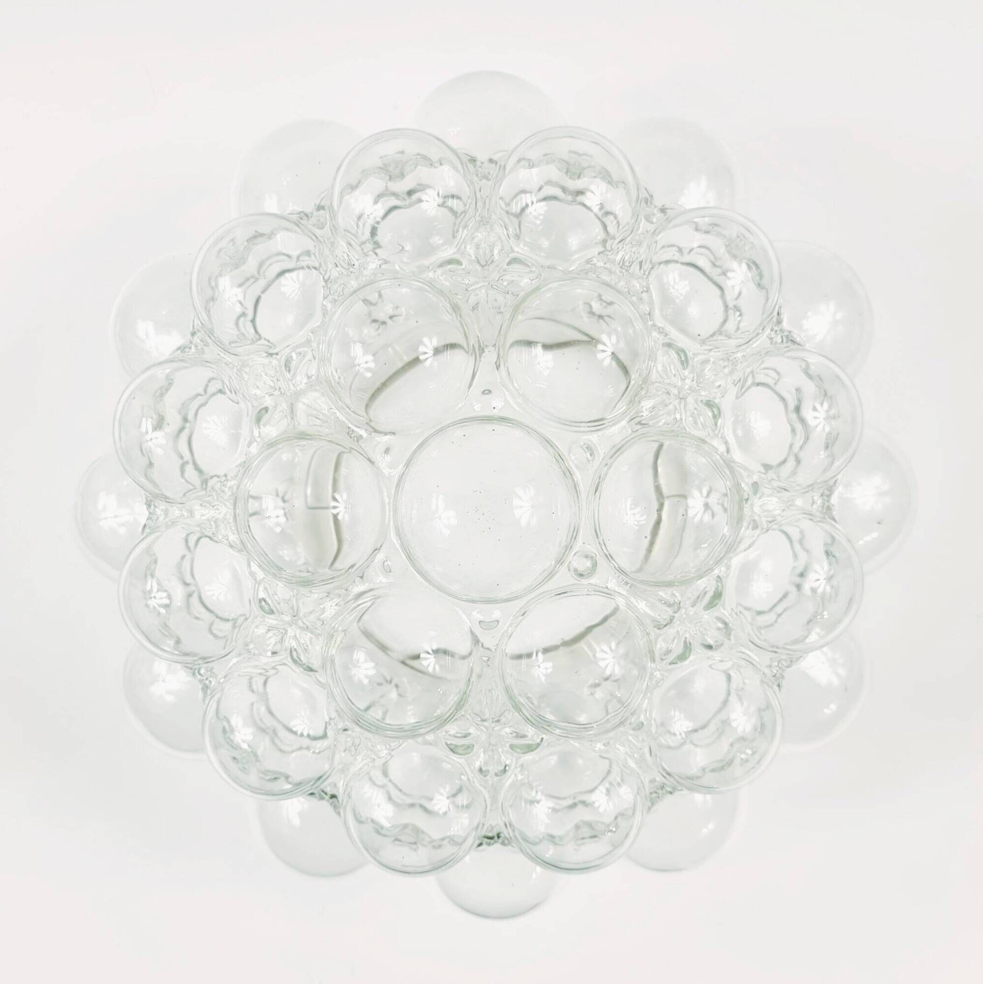 Large Mid-Century Bubble Glass Ceiling Light by Helena Tynell for Limburg, Germany, 1960s/1970s