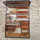 Coat rack, Scandinavian wall-mounted cloakroom in teak year 1970