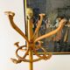 Bamboo parrot coat rack from the 1960s