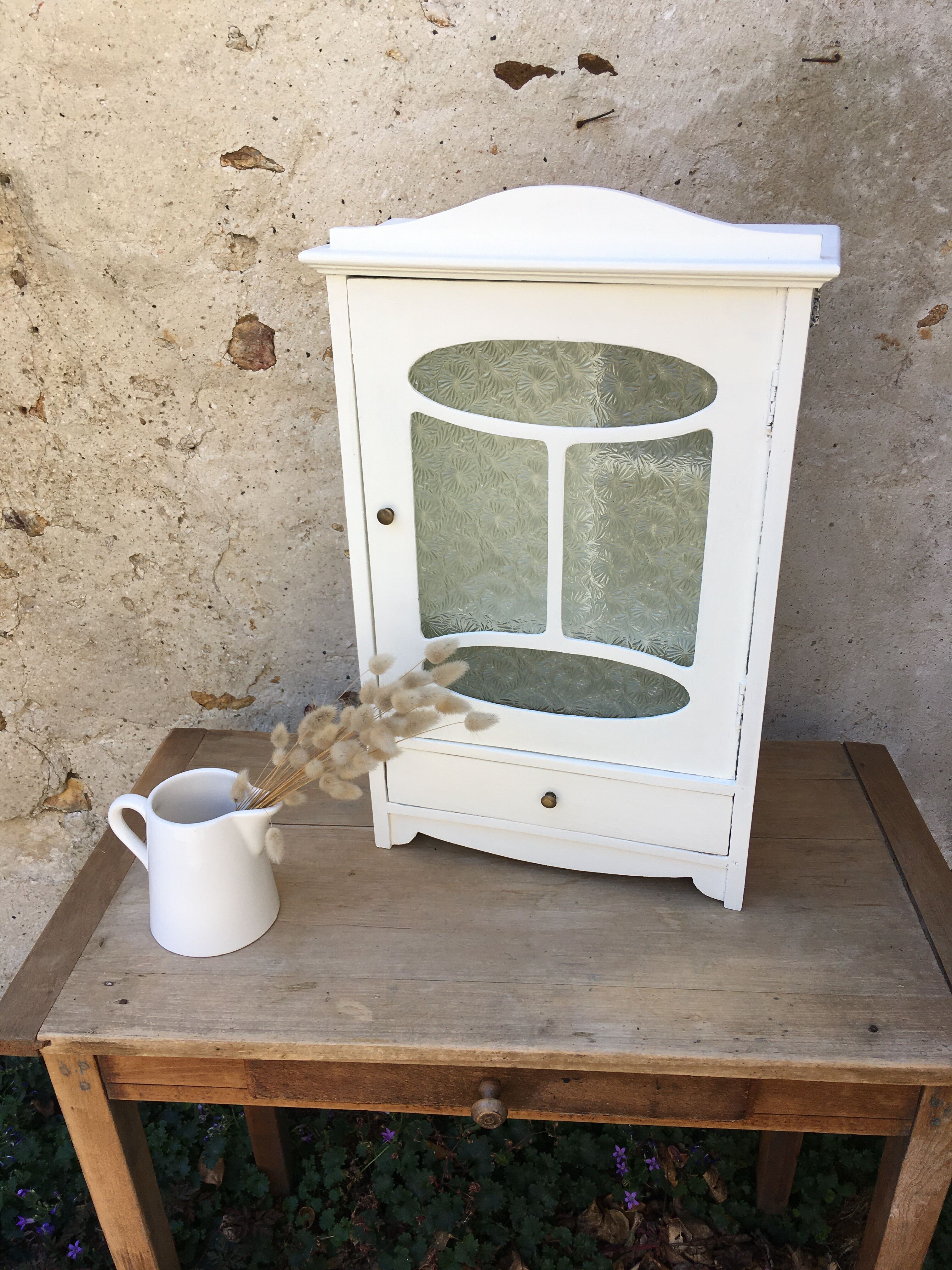 Antique medicine cabinet