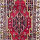 Ancient Persian Mazlaghan carpet 135x208 cm
