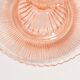 Pale pink glass candlestick mid-century, Europe, 1960s
