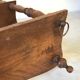 Wooden shelf turned at the end of the 19th century