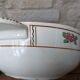 Soup tureen with lid in Salins ironstone model Nénuphar 25.5cm