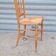 Chiavarine chair in wood and straw