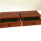 2 bedside to hang Scandinavian vintage 60s