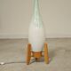 Lampe de table Drevo Humpolec opaline verte type 107/S