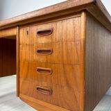 1960s Vintage Minimalistic Danish Teak Writing Desk