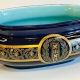 Sarreguemines ceramic planter