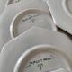 dessert plates and serving dish in earthenware – hand-painted decoration