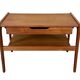 60s 70s teak side table with drawer Arne Wahl Iversen Denmark