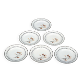 6 dessert plates Sarreguemines K5412