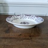 Digoin Sarreguemines dish purple