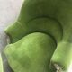 Paire de fauteuils crapaud vert