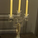 Crystal candle holder