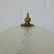 Vintage Art Deco Style Flush Mount Ceiling Light – Cut Glass & Brass.