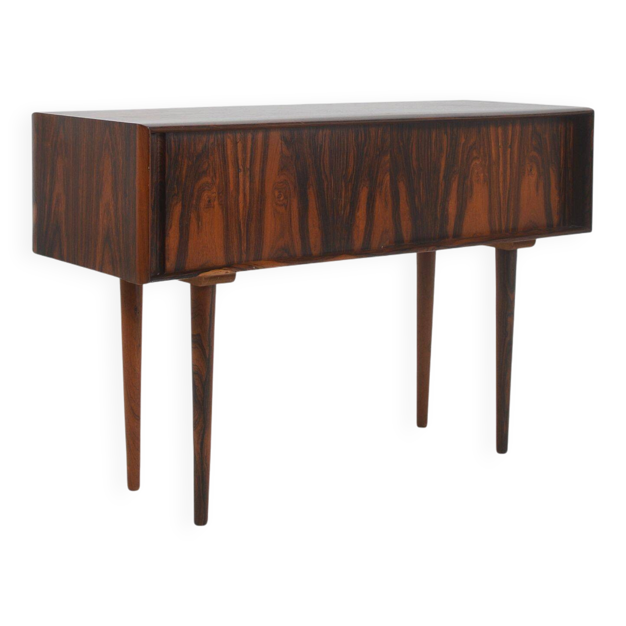 Cabinet danois en palissandre avec portes coulissantes par Max A. Rasmussen, années 1960.