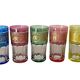 Set of 5 Val Saint Lambert Crystal Glasses Renaissance Style H14cm