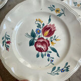 5 plates Sarreguemines