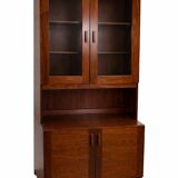 Vintage display cabinet in solid wood – mid-century spirit from the 60s/70s.