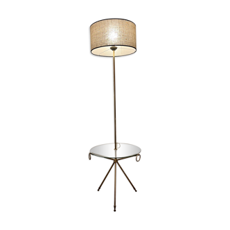 Brass and glass floor lamp 60s