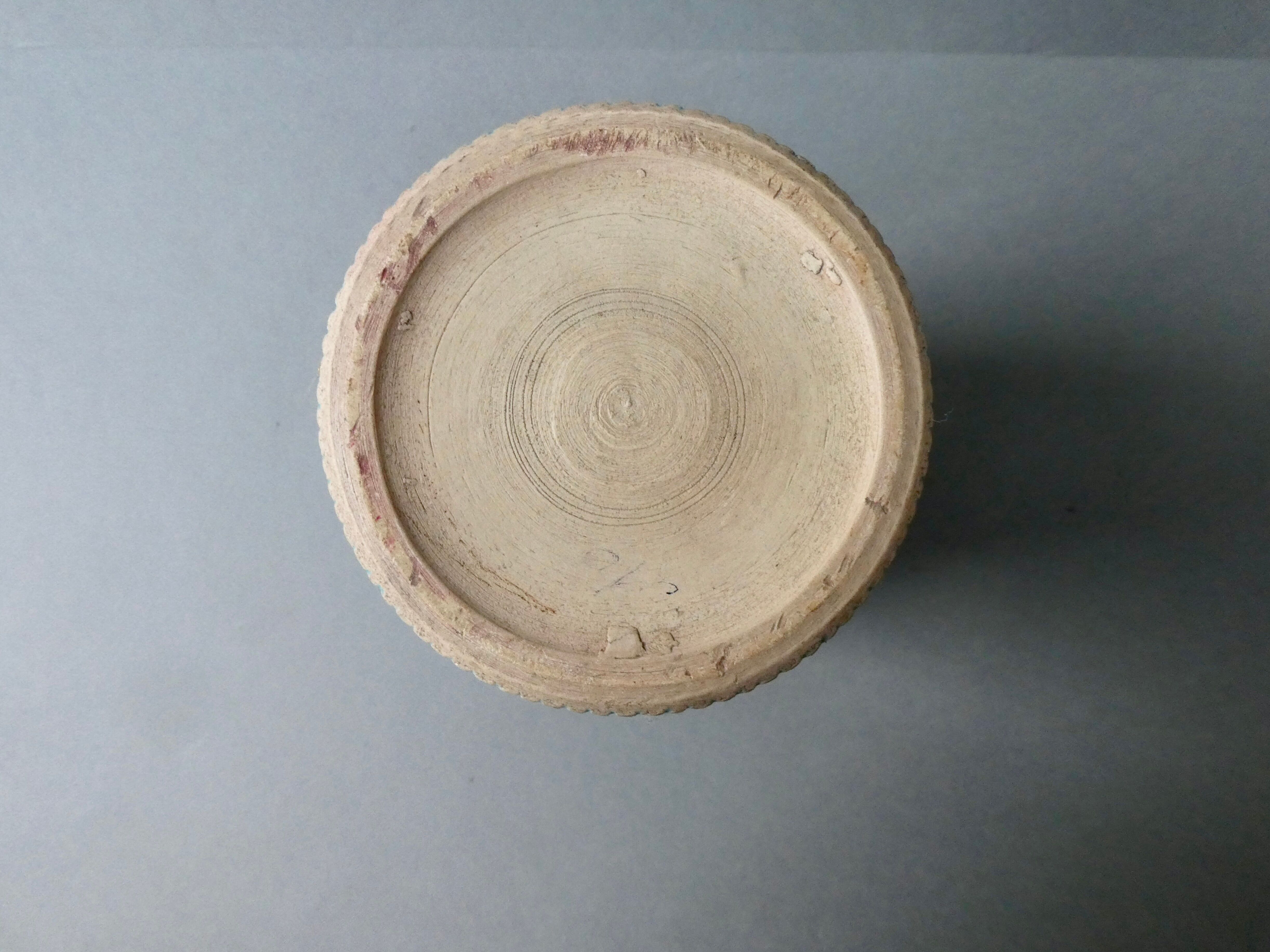 Art Deco ceramic cornet vase