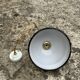 Domed dome suspension in gray and white enamelled sheet metal 18th new electrification