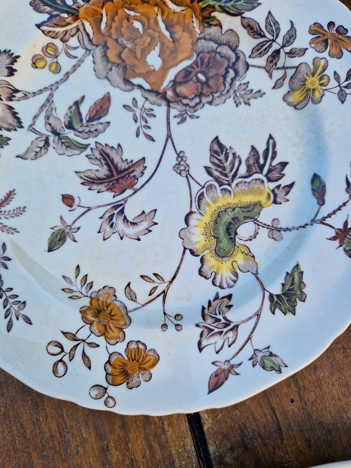 Set of 8 English Dessert Plates Mason's Chantilly Pattern