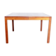 Table scandinave extensible en teck 4 à 10 personnes