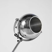 Oversized chrome lamp with counterweight Anonymous Italia, 1970