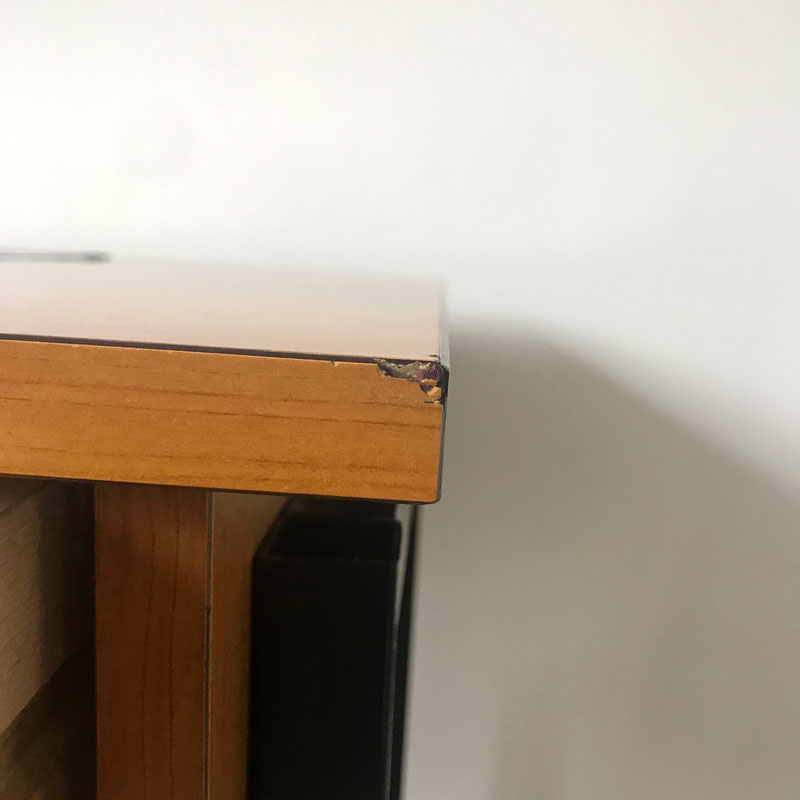 Desk in formica and metal 1970