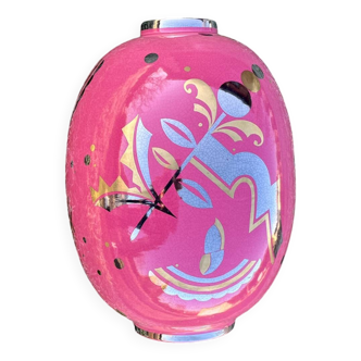 Grand vase ovoïde art déco céramique craquelée de Gustave Asch