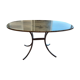 Large dining table in vintage marble 70'S Roche and Bobois