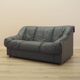 Italian leather sofa, two-seater, 1970s design