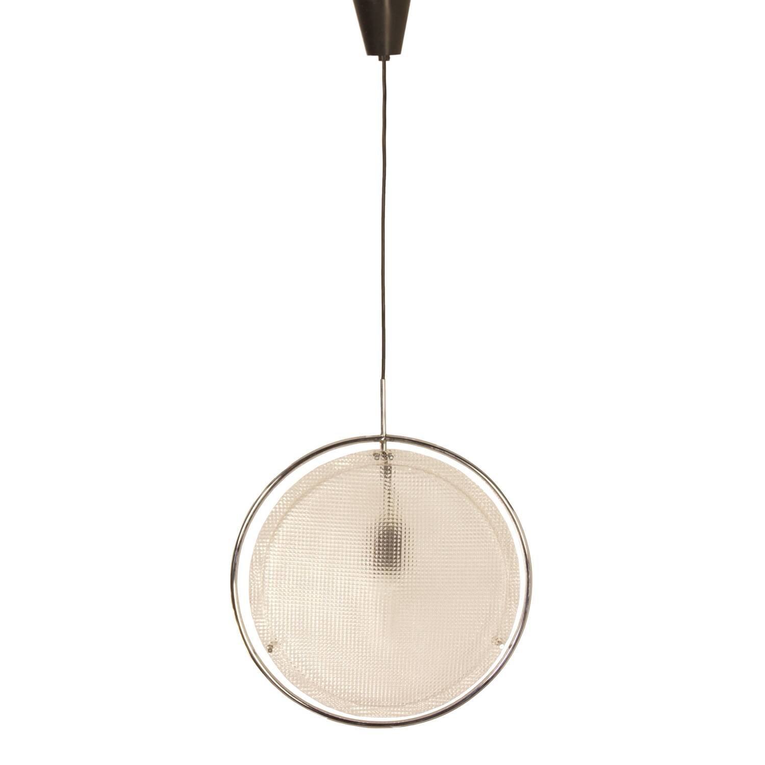 French Space Age Pendant Lamp, 1970s