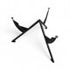 Philippe Starck / 1984 for François Mitterrand's private office / President M / black dining table frame / Baleri