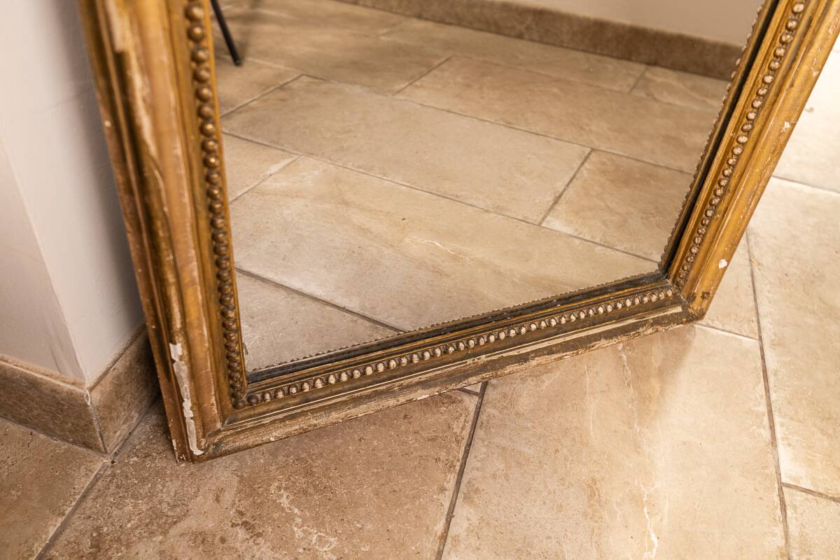 Large mirror - trumeau in Louis XV style, late 19th century
